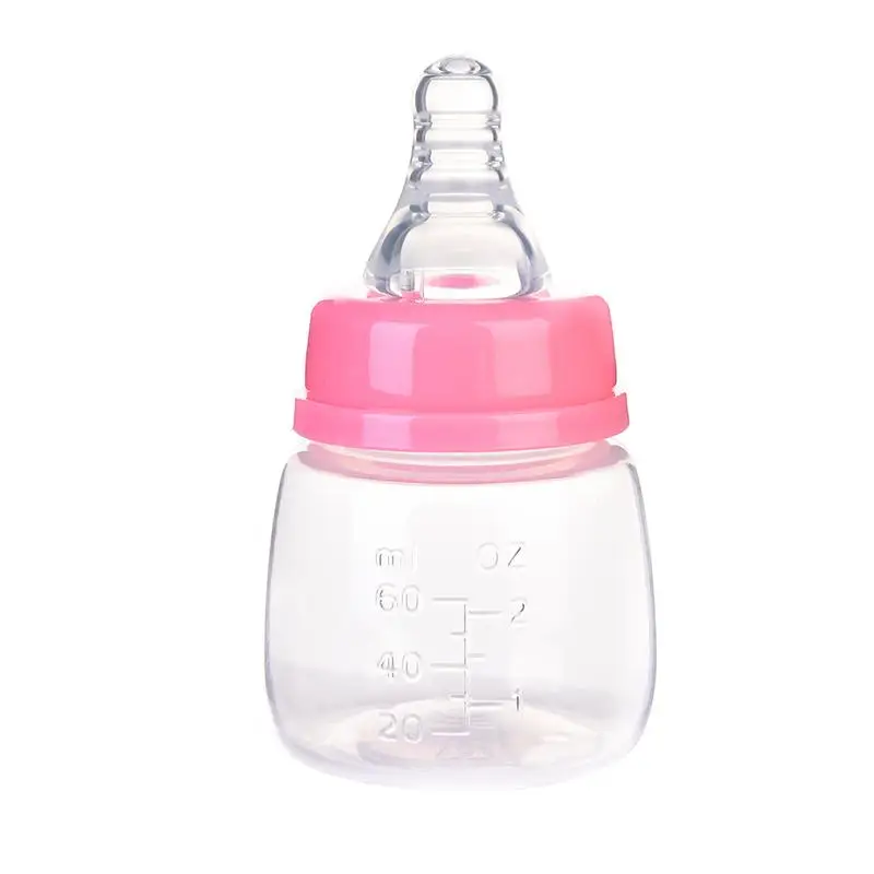 4 вида цветов 60 мл Baby bottle новорожденных чашка дети учатся кормления бутылке Дети соломы бутылки для сока и воды