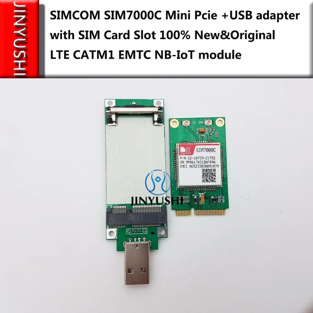 SIMCOM SIM7000C Mini Pcie + USB адаптер со слотом для SIM карты 100% новый и оригинальный LTE CATM1 EMTC NB