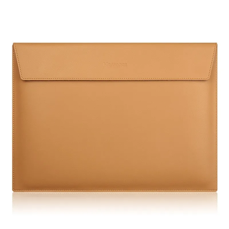 Сумка для ноутбука из натуральной кожи 13 чехол для MacBook Air 11 12 13 15 retina 13,3 15,4 дюймов Тонкий кошелек-конверт сумка для ноутбука