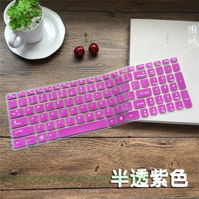 Purple Силиконовый чехол Защитный чехол для LENOVO G580 Z580A G585 Z585 V580 G590 Z580 G500 G510 G505 G700 G710 G500A G700A G710A - Цвет: Purple