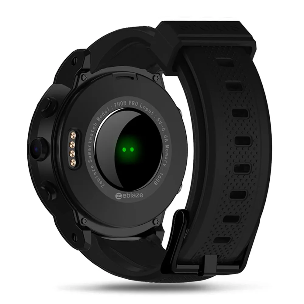 Смарт-часы Zeblaze Thor Pro 3g SIM MT6580 четырехъядерный 16 Гб ПЗУ 500 мАч батарея Bluetooth звонки gps Wifi часы для Android и IOS