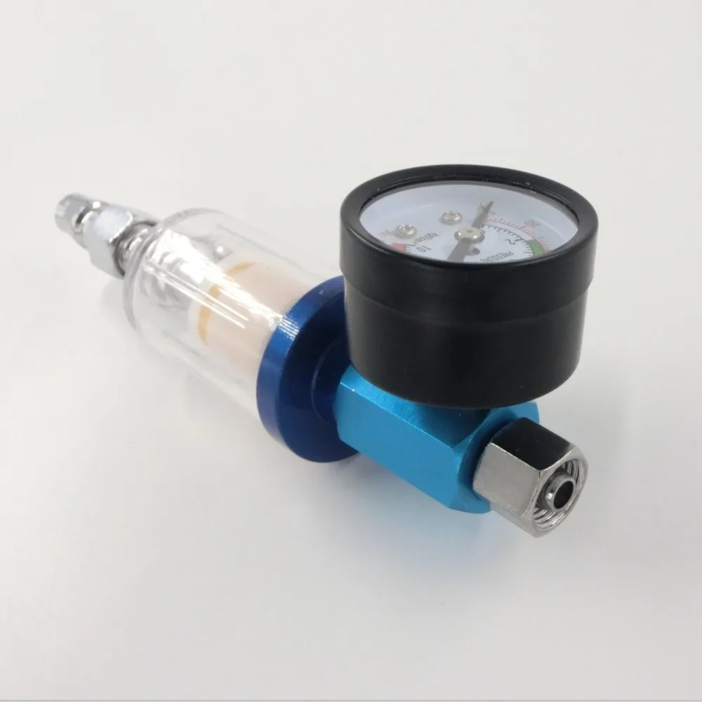 HVLP spray gun regulator watch air pressure adjustment tail gauge Gun | Инструменты