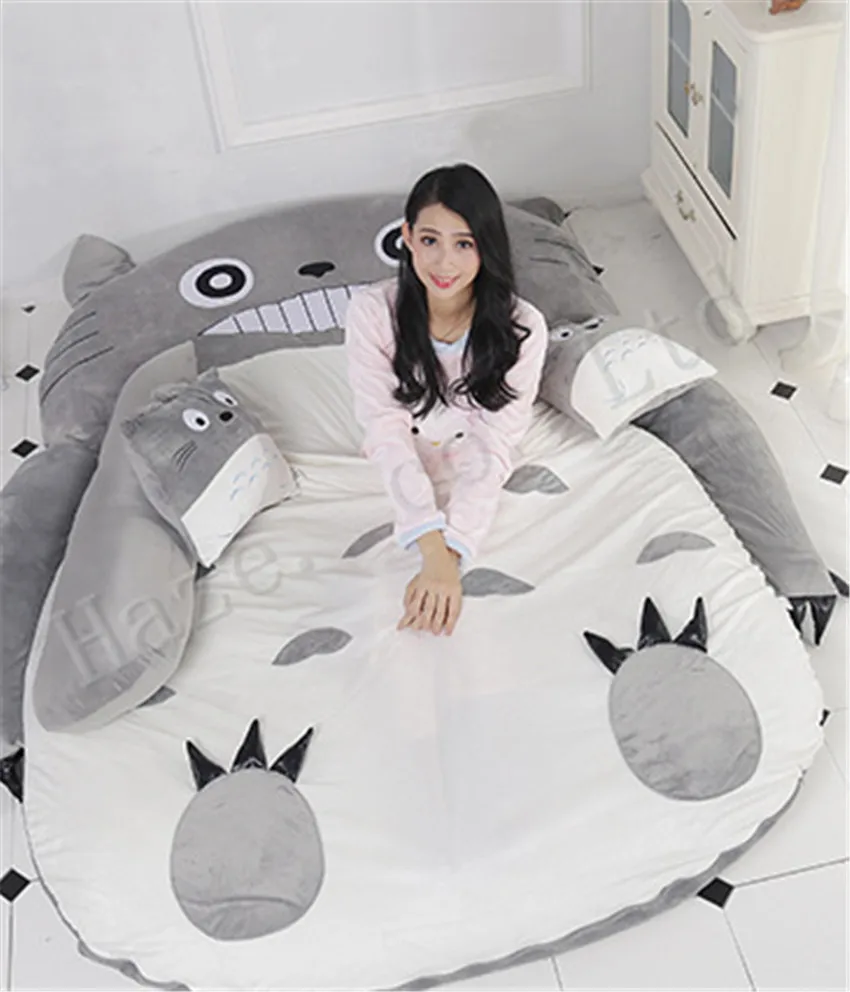 Tonari no Totoro Мягкие плюшевые жемчужные хлопковые спящие диван кровать|cotton stuffing|plush