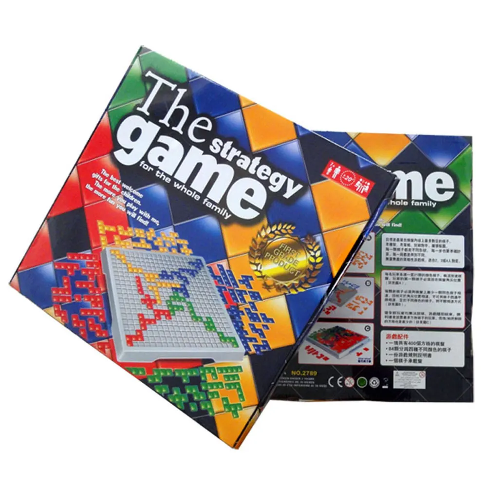 Настольная игра The Strategy Blokus образовательные игрушки 484 квадратных игр легко