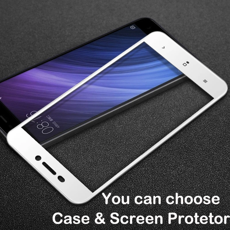 3 in 1 Case For Xiaomi Redmi 4A 5.0'' Luxury 360 Degree Protection Ultra Thin Slim Hard Back Cover 4 A | Мобильные телефоны