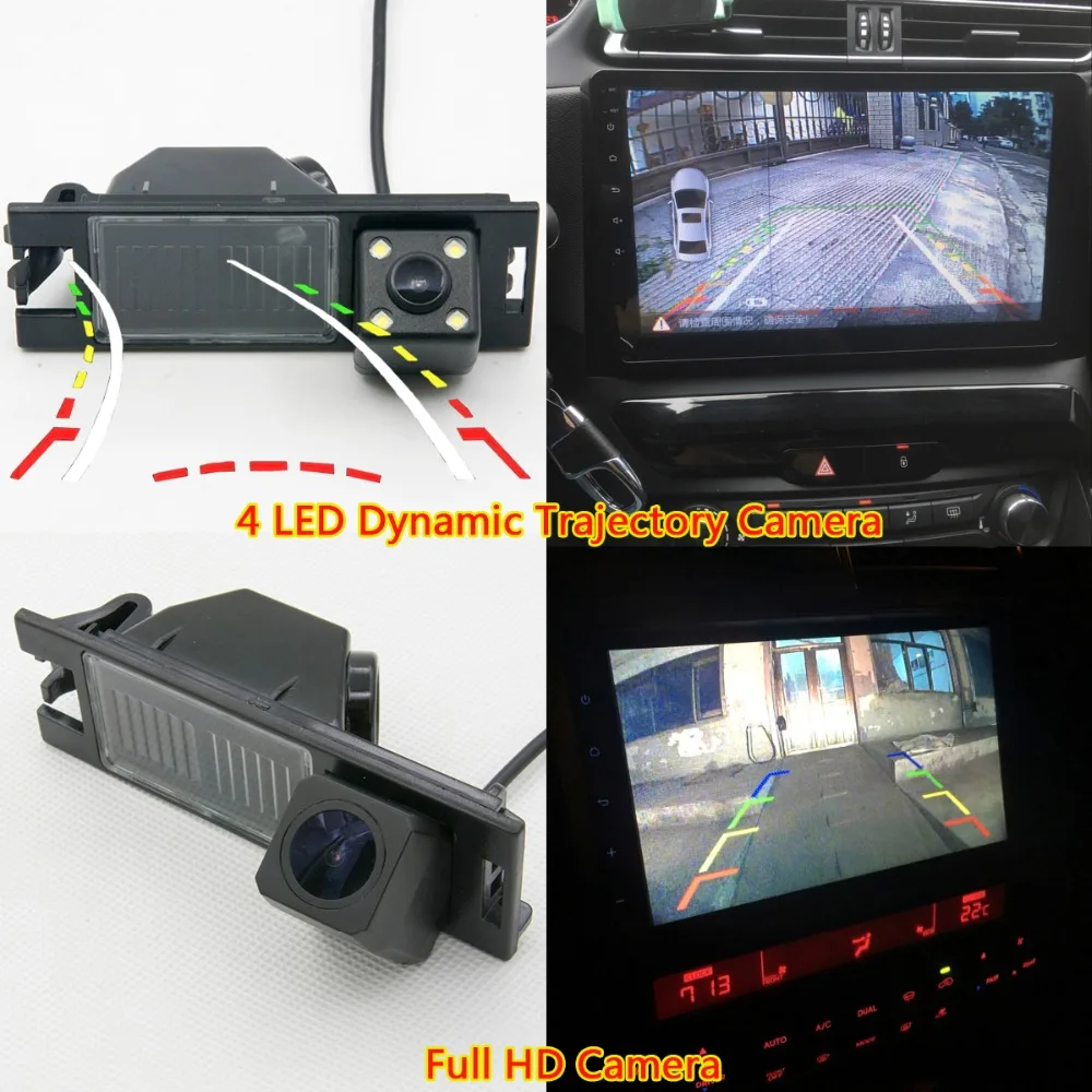 MCCD рыбий глаз 1080P Starlight для hyundai Tucson IX35 Buick Regal Chevrolet Malibu Автомобильная камера заднего вида беспроводной монитор