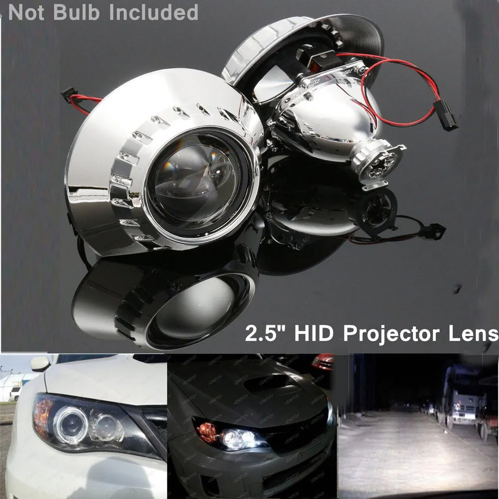 2 шт. 5 дюйма Биксеноновые HID H1 фары объектив проектора модифицированный луч для BMW