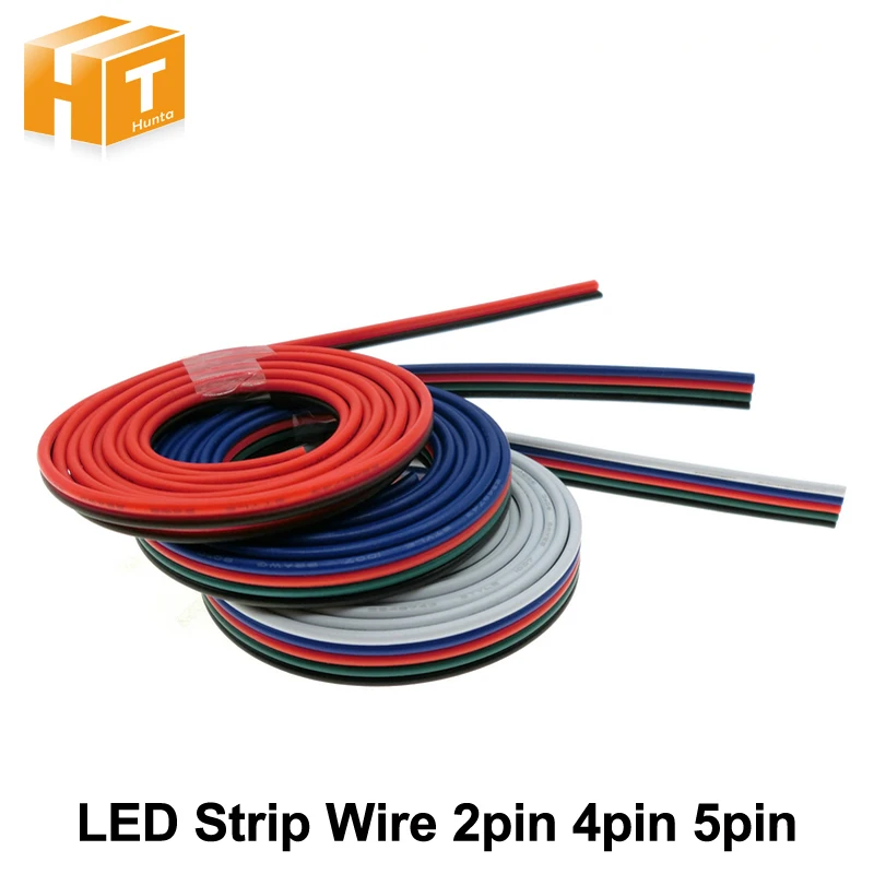 2pin 4pin 5pin 6pin аксессуары для освещения одноцветного/RGB/RGBW подключения светодиодной