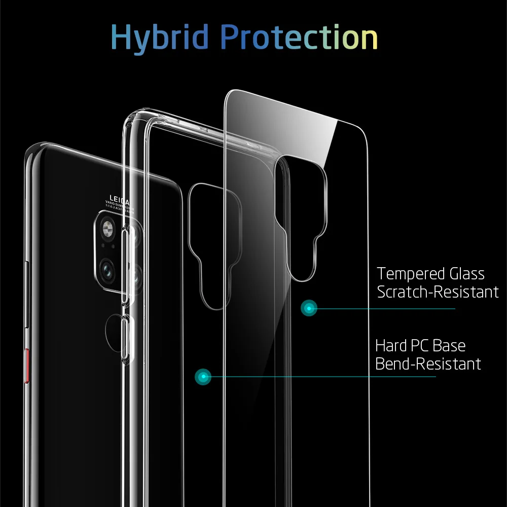 Чехол ESR из закаленного стекла для huawei mate 20, чехол с полным покрытием, ледяной кристалл, чехол для huawei mate 20 Pro, чехлы с закаленным стеклом