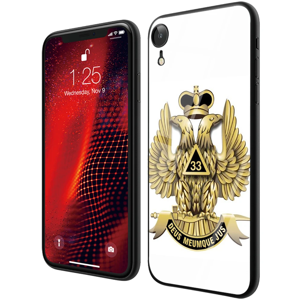 Lavaza Россия герб двуглавый орел закаленное стекло мягкий чехол для iPhone 6 6S 7 8 Plus 5 5S