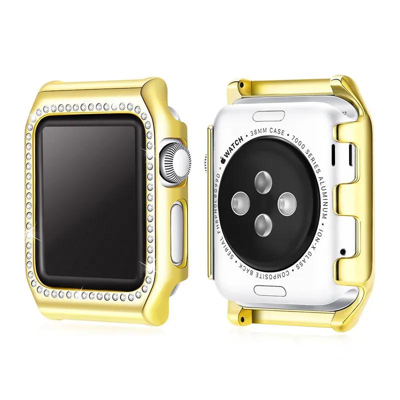 Новый чехол с бриллиантами для Apple Watch band 42 мм 38 Iwatch series 3 2 1 шт рамка кристальная