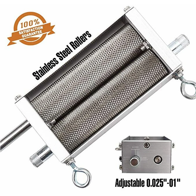 2019 Новые нержавеющая 2 ролик ячменного солода эффект зернистости Точильщик