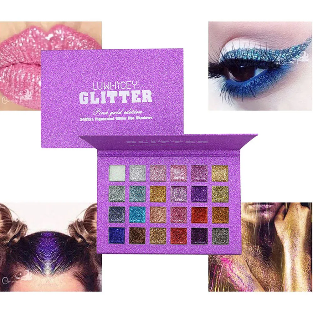 2019 мерцающие блестящие тени для век пудра палитра матовые косметика нюдовые