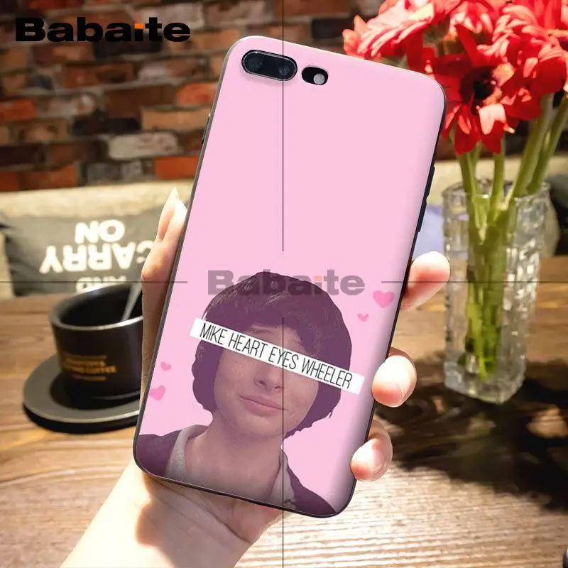 A6 Babaite Finn Wolfhard Stranger Things TPU черный чехол для телефона для Apple iPhone 8 7 6 6S Plus X XS MAX 5 5S SE XR 11 11pro 11promax - Цвет: A6