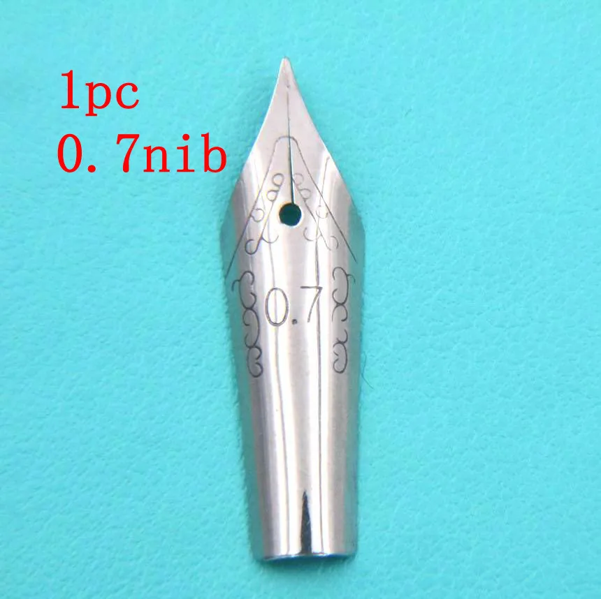 1pc 0.7 nib Студенческая ручка Duckbill Готический параллельный Художественный Цветочный корпус Плоский Наконечник виниловая Арабская матовая фиолетовая авторучка - Цвет: 1pc 0.7 nib