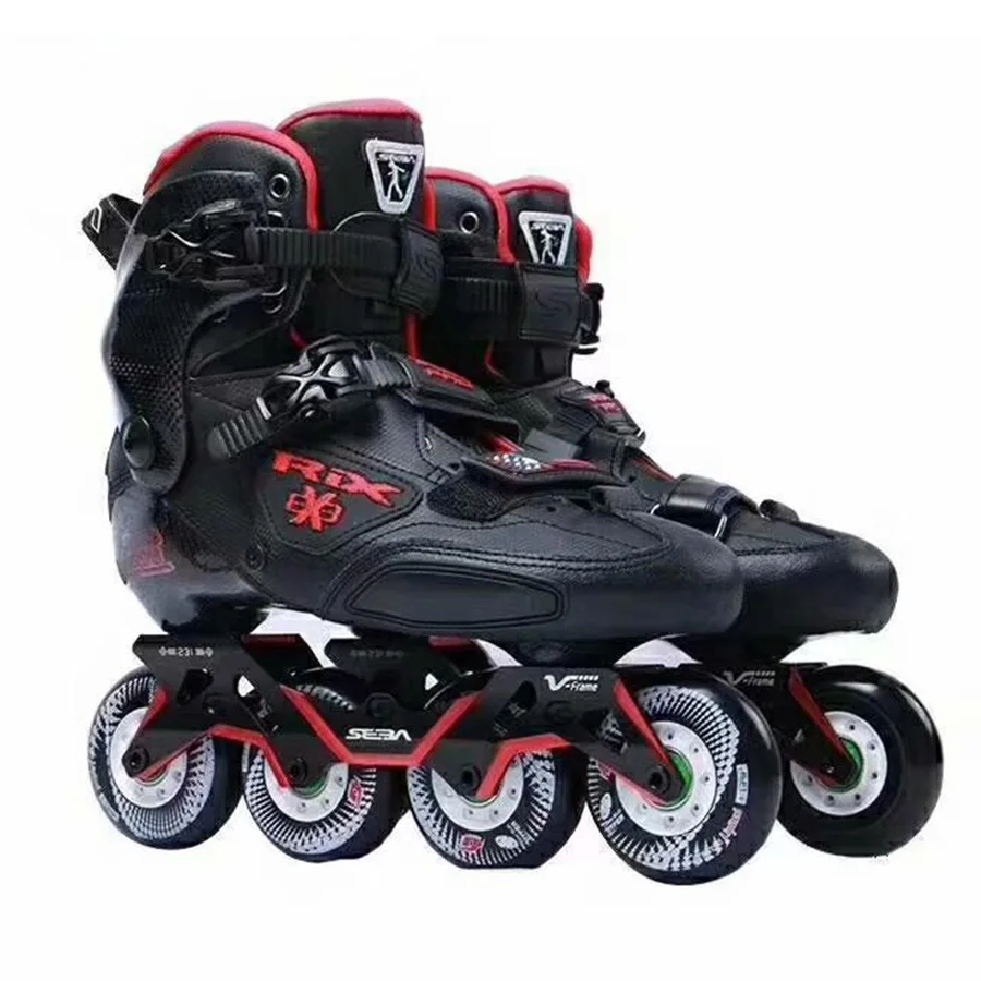 Роликовые коньки Japy 100% оригинальные SEBA TRIX PRO Профессиональные Взрослые роликовые