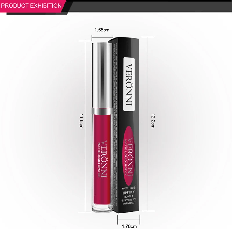 Сексуальная матовая коричневая Красная губная помада для женщин цвета губ тату