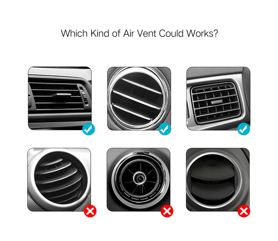 Автомобильный держатель для телефона Gourde для iphone 7 6 5s Air Vent Mount держатель для мобильного телефона для samsung Xiaomi Держатель Универсальная Подставка