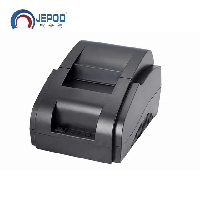58IIH Printer JP-5890K мини 58 мм черный принтер POS чековый термопринтер Встроенный адаптер питания с USB портом EU штекер - Цвет: 58IIH Printer