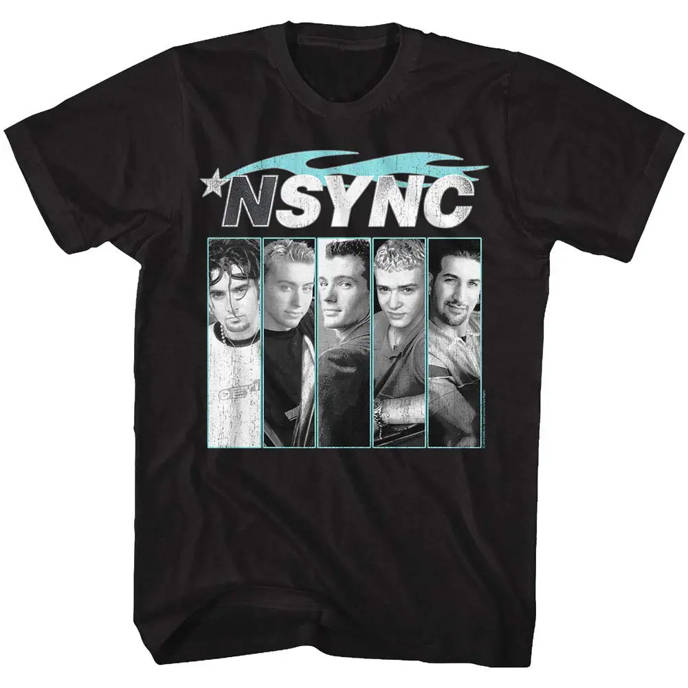 Американская классика NSYNC 1995 мальчик Группа Синий Пламя профиль фотографии