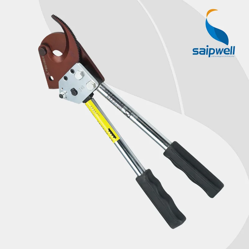 Saipwell J40 кабель Резка инструмент усилила трещотка кабельный резак 30MM2 Max Провода