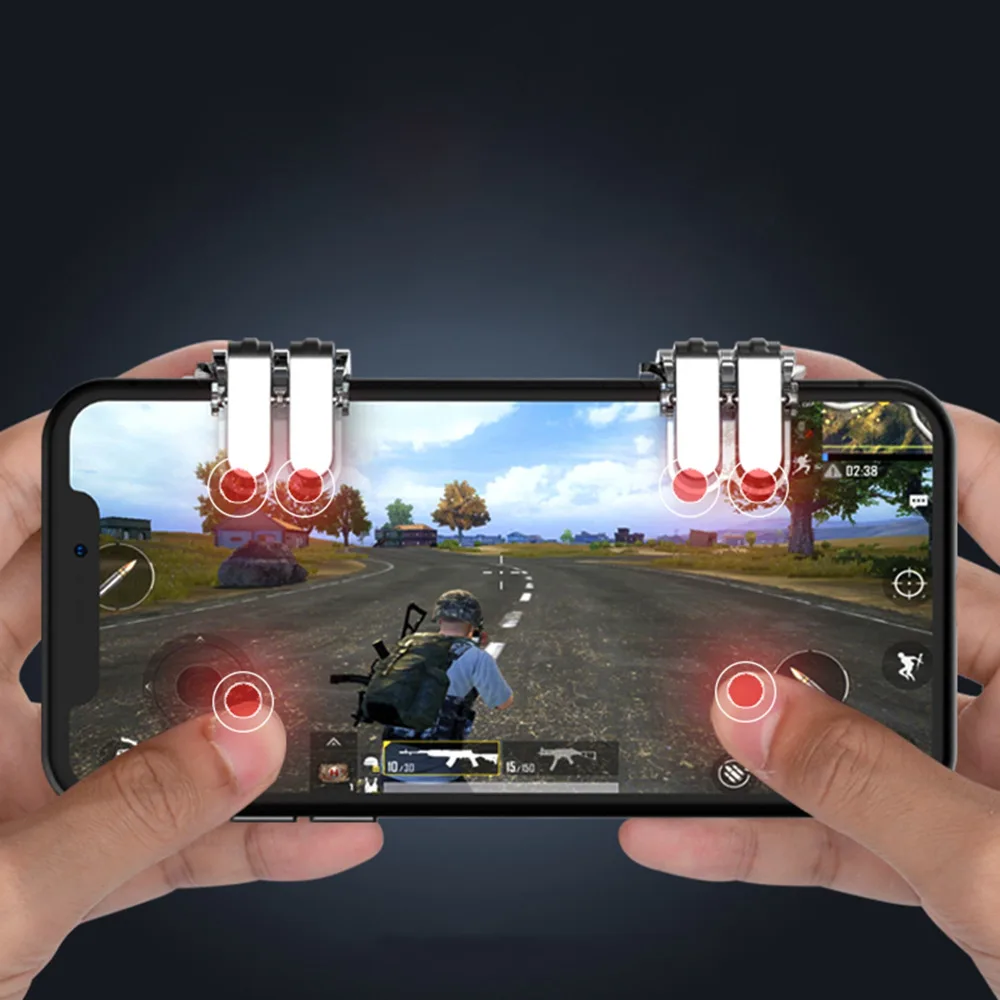 1 пара W6 новая концепция связь с шестью пальцами PUBG Мобильная игровая Кнопка огня