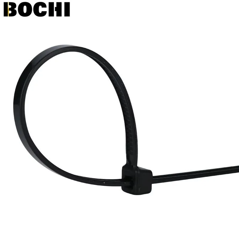 

Free shipping 100Pcs width5.2mm 8*400mm Self-Locking White BlACK acidproof Nylon Wire Cable Zip Ties.cable ties