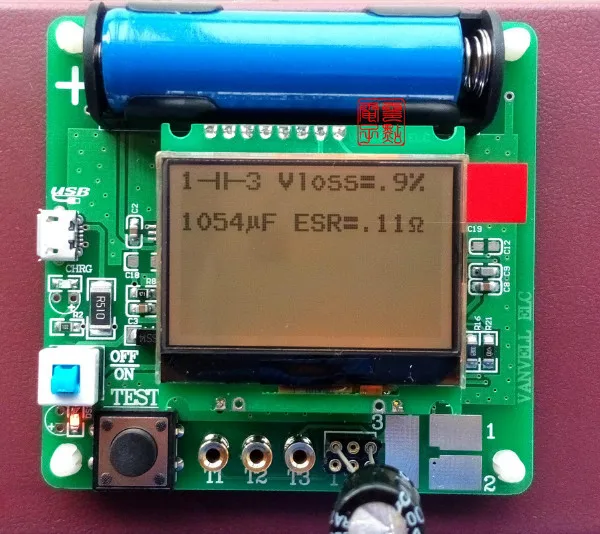 Многофункциональный транзисторный тестер индуктор 3 7 в ESR метр DIY MG328|multifunction