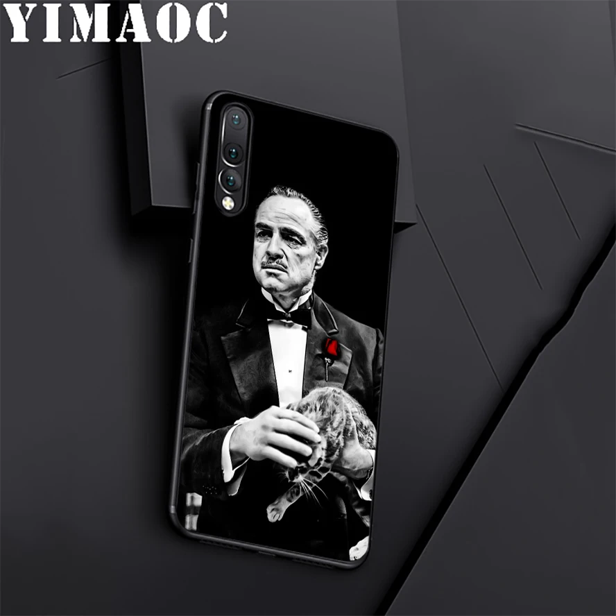 Yimaoc Крестный отец Мягкий силиконовый чехол для huawei Honor Коврики 10 P20 P10 P9 P8 P Smart Y6 6A 7A