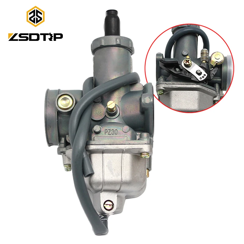 ZSDTRP Keihin Карбюратор PZ30 Carb 200cc 250cc 30 мм кабель/Авто дроссель Dirt Bike ATV Quad|Карбюратор| |