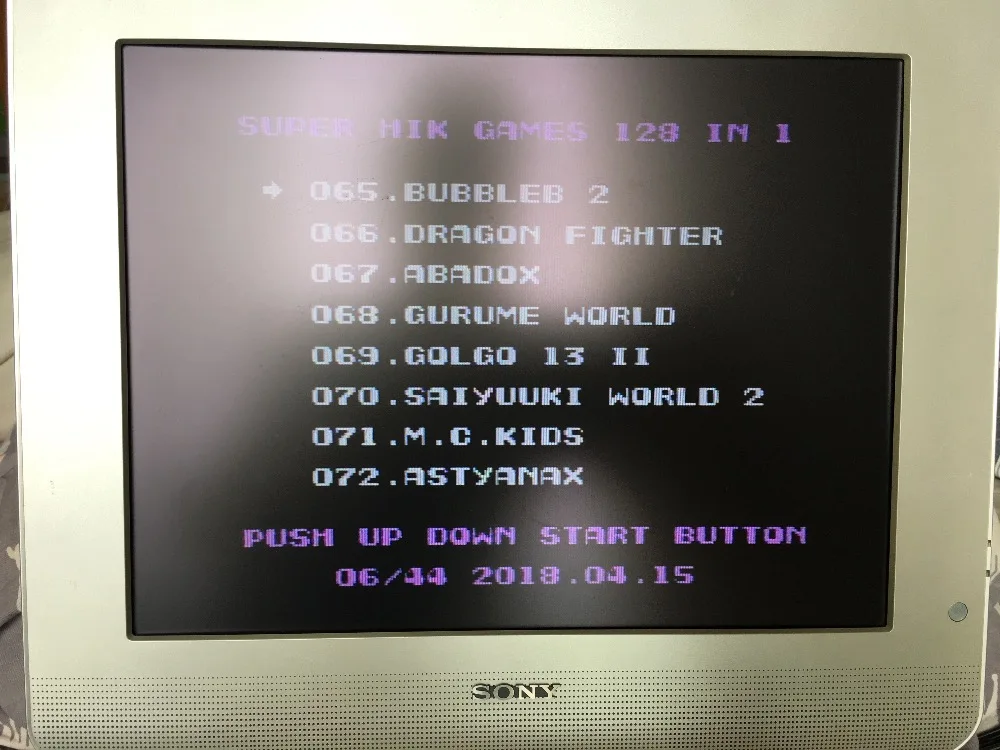 60pin 8bit многоигровая карта: 128x256 КБ в 1 картридж(японская версия