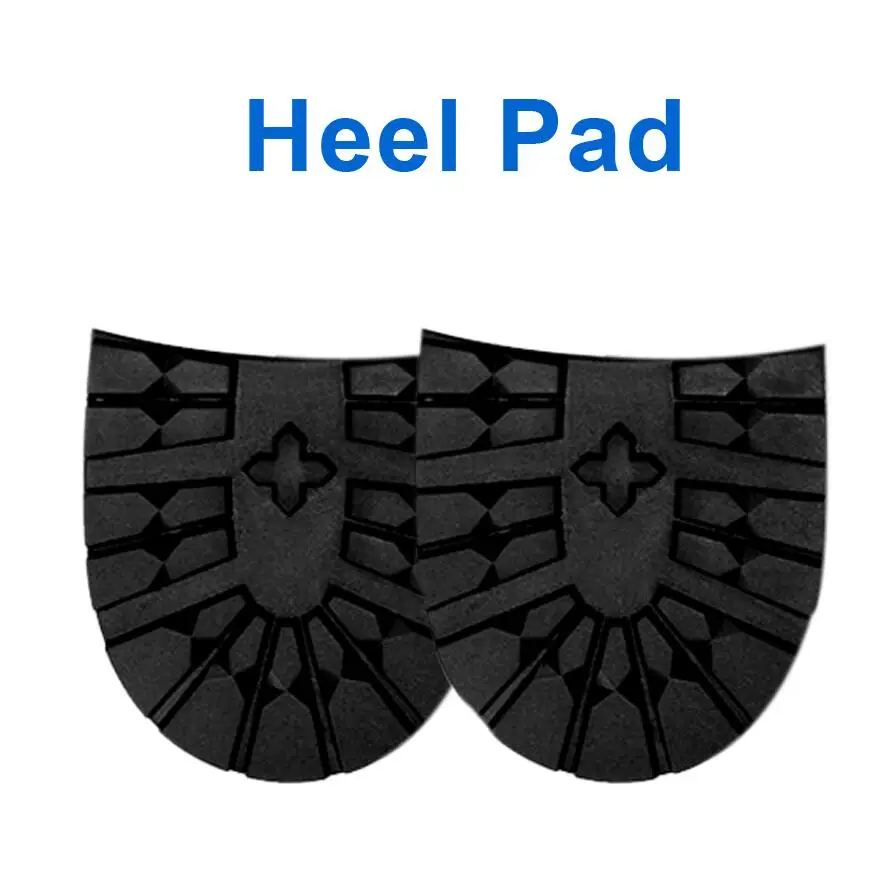 Heel Pads Резиновая обувь, износостойкая нескользящая подошва для мужчин, кожаная обувь, сделай сам, сменная мужская резиновая подошва - Цвет: Heel Pads