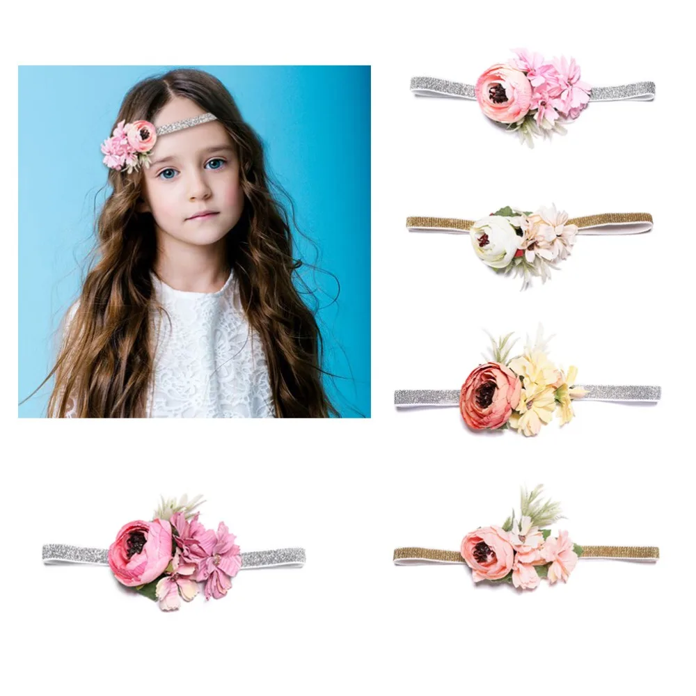 Детский венок для волос M MISM головная повязка на голову девочек Цветочная корона