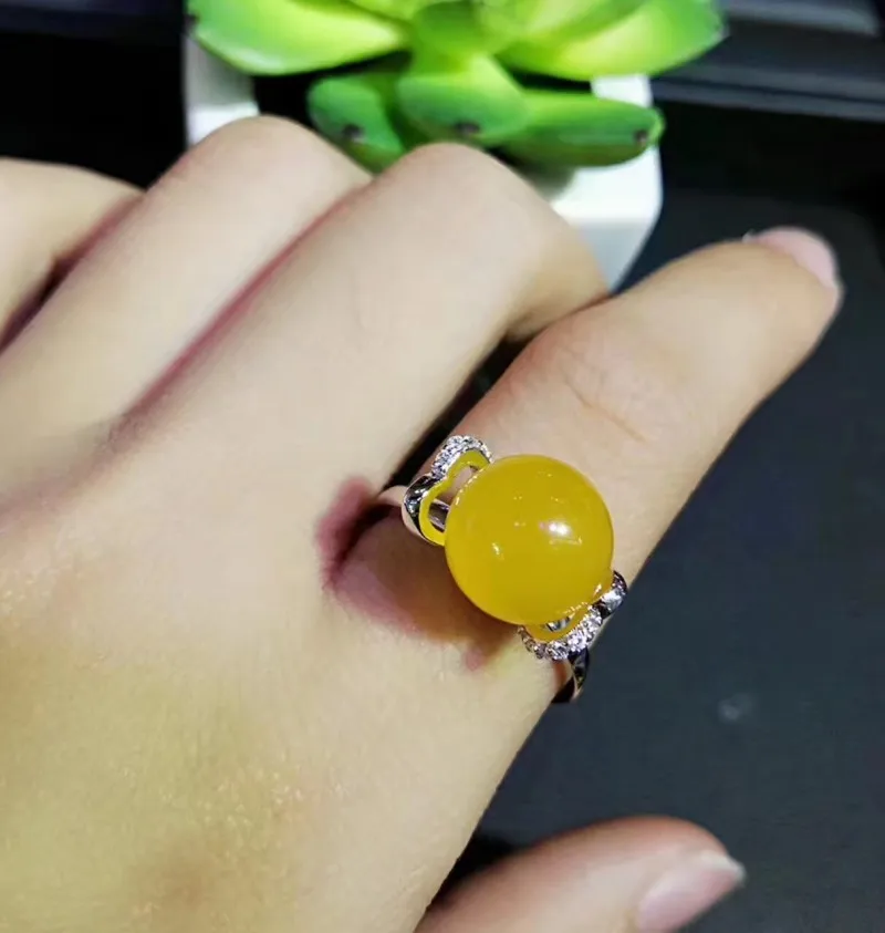 Подвески из натурального халцедона сердца искусственной цепи круглые бусины