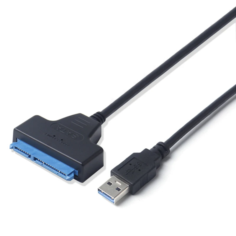 Переходник для жесткого диска 22 Pin SATA на USB 3 0 2 5 дюйма кабель конвертер HDD SSD длина 20