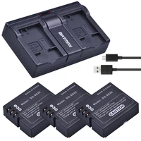 batmax 3pc ds sd20 sd20 batteryusb dual charger for rollei 3s 4s 5s actionpro sd20f wif rollei 3s action sports cameras