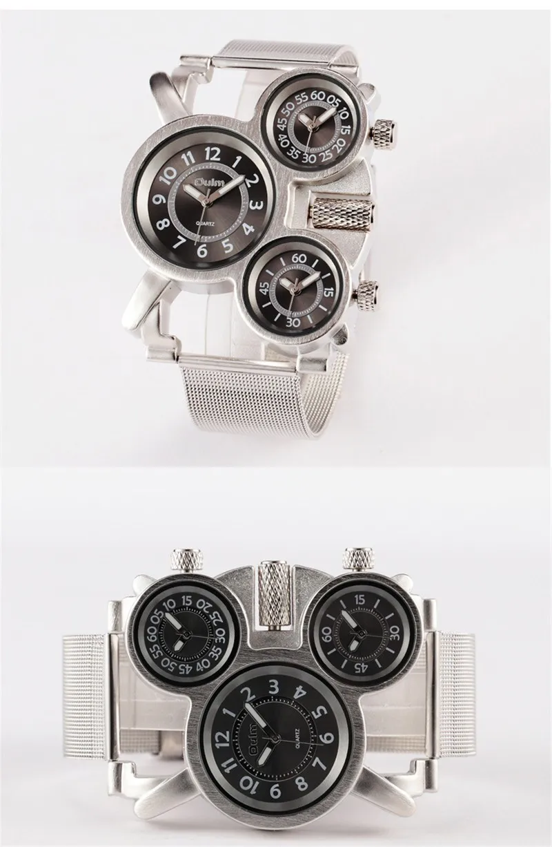 1 шт./лот мужские часы OULM 1167 часы Reloj Hombre Acero inoxible Montre Homme de Marque Erkek Saat Relogio Masculino