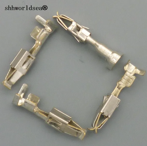 Shhworldsea 100PCS DJ623-E3.5 автомобильные соединительные клеммы обжимные неизолированные