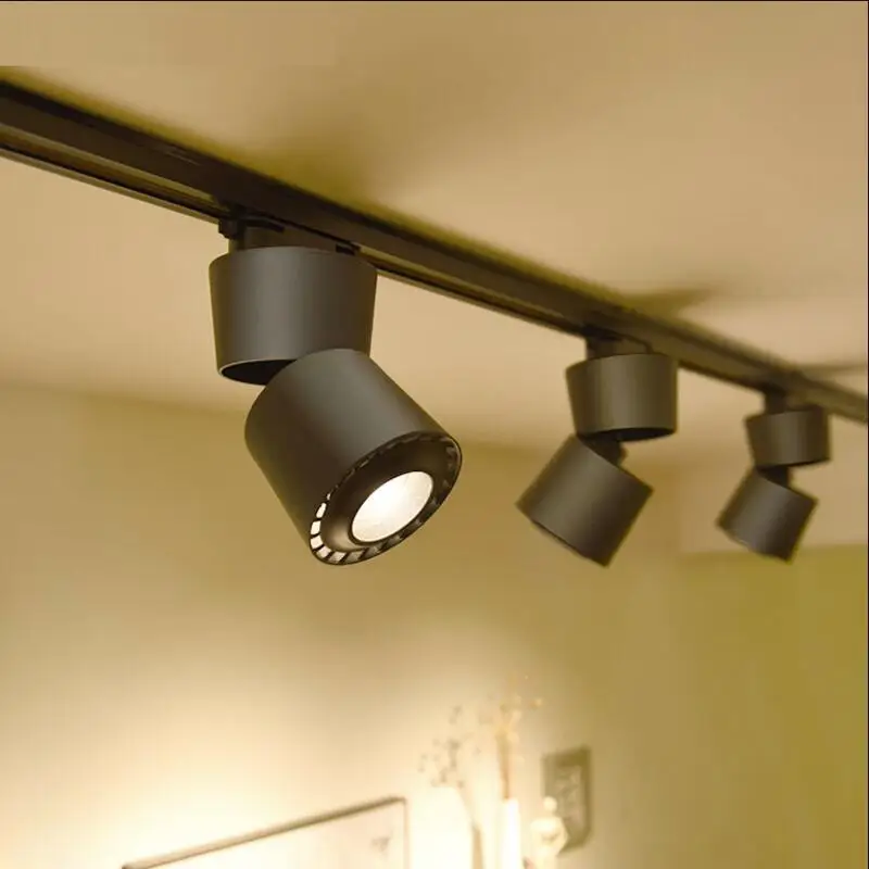 Интегрированный Светодиодный Трековый светильник с регулируемой яркостью 10 Вт/15