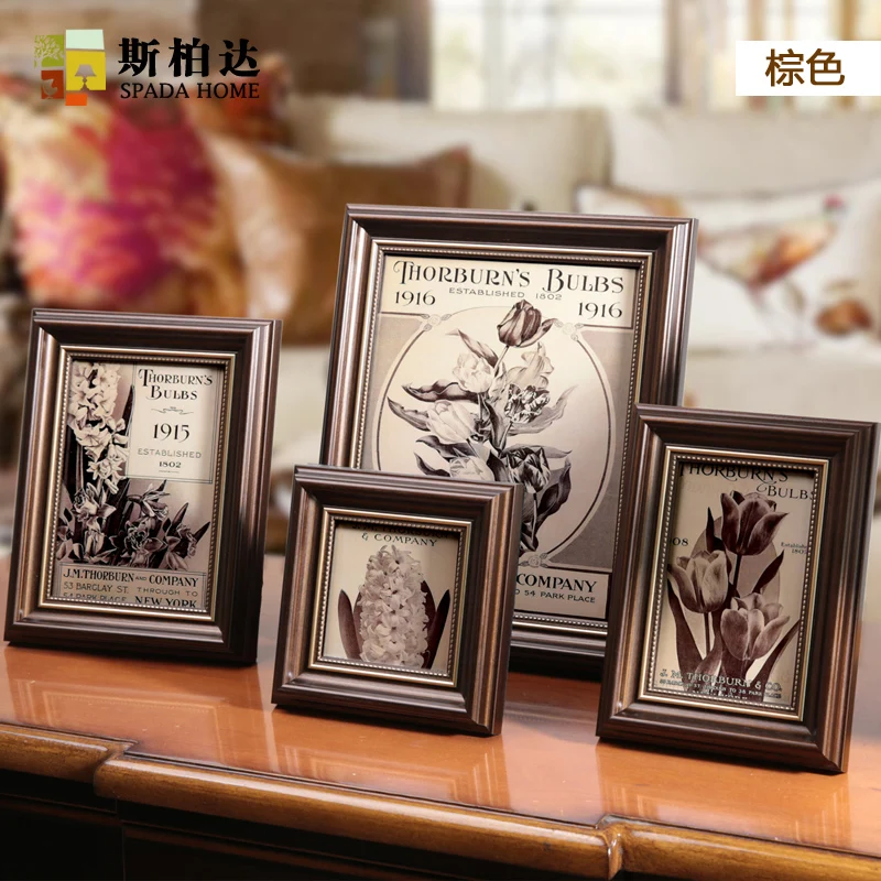 Романтическая Свадебная подарочная фоторамка 4 цвета винтажная фоторамки