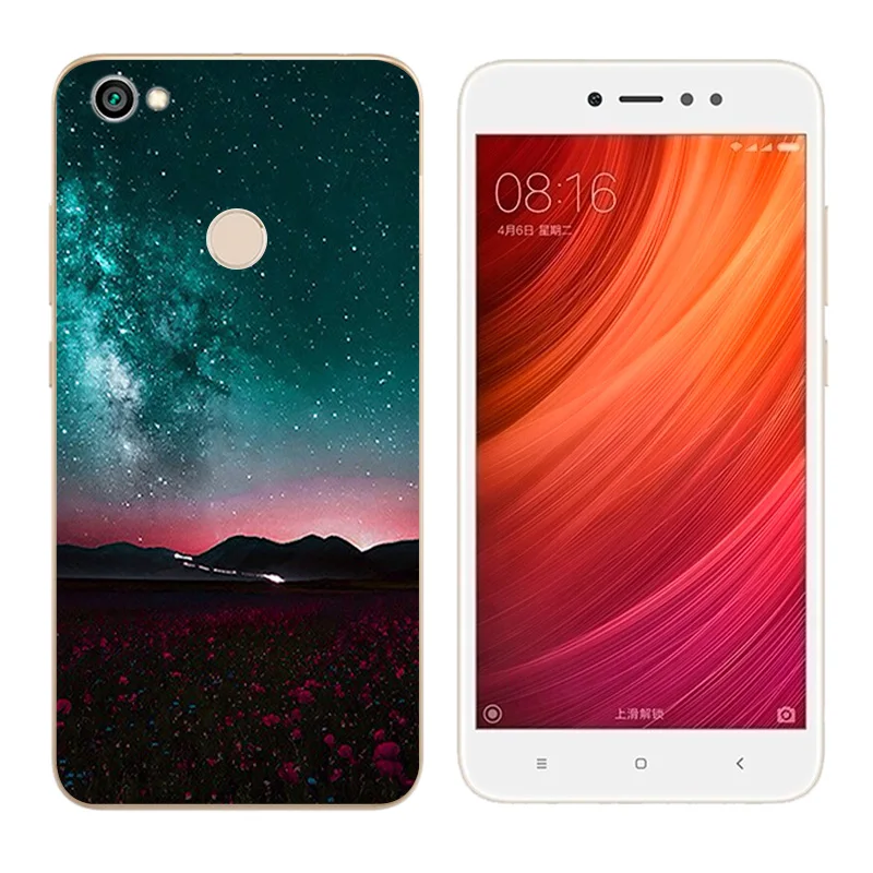 Чехол для Xiaomi Redmi Примечание 5A Prime мягкий силиконовый чехол телефона из ТПУ с