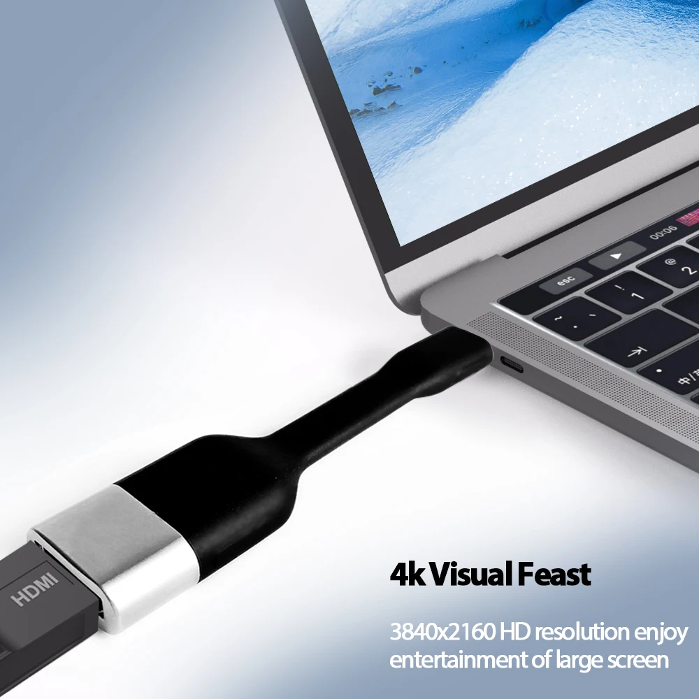 Usb type C к HDMI адаптер USB 3 1 (USB-C) Мужской женскому Thunderbolt порта конвертер для