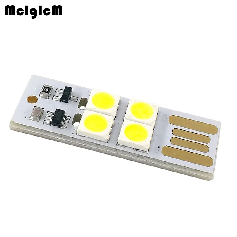 MCIGICM 10 шт. мини usb сенсорный светодиодный светильник, лампа USB, лампа 5 В, компьютерная Ночная лампа, встроенный сенсорный переключатель