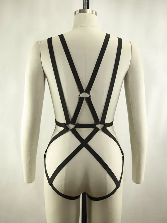 Новая мода пастельный Готический эластичный женский бюст подвязка Пояс бандаж