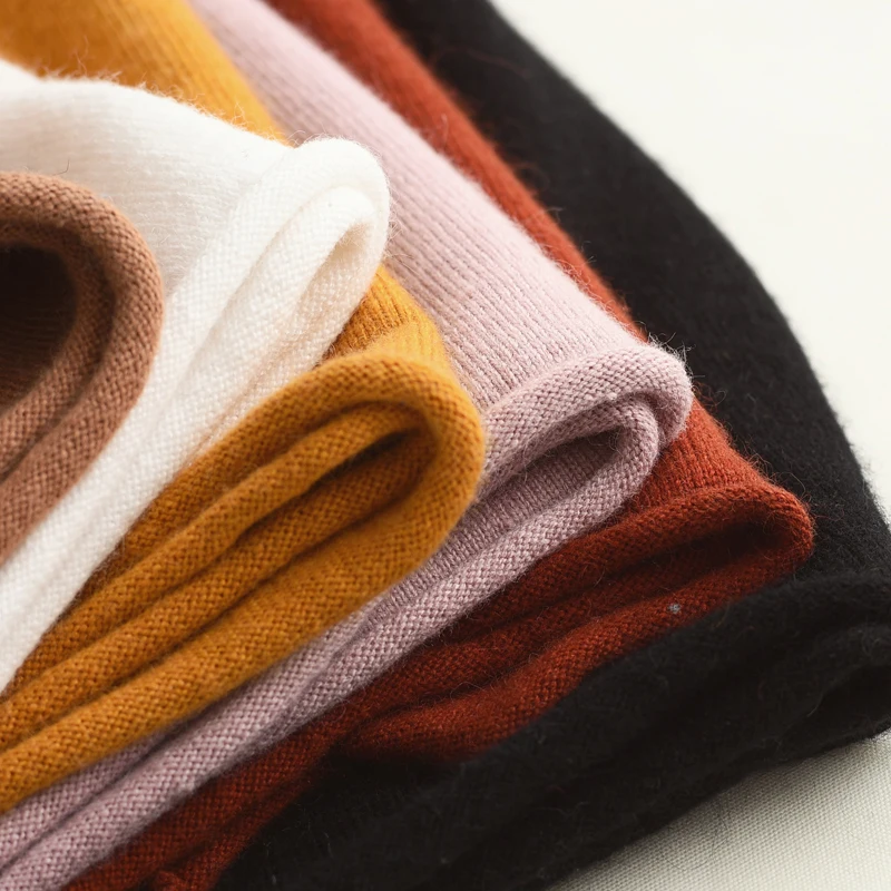 2019 New Autumn Winter Women's O-Neck Cashmere Sweater Pullover Female Slim Knitted Sweaters Fashion Wool Hedging | Женская одежда