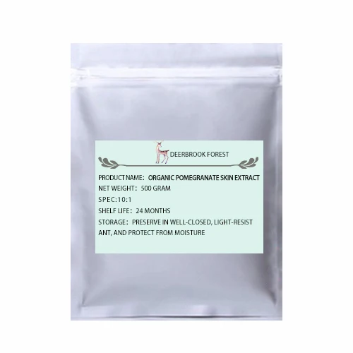 500g(17.65oz) Сертифицированный USDA и EC органический экстракт граната кожи 10: 1 полифенолы эллаговая кислота - Цвет: 500g(17.65oz)