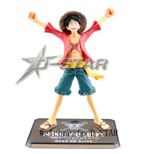 Бесплатная доставка 3 шт один кусок Обезьяна D Луффи после 2 лет новый мир ПВХ