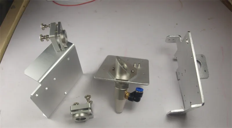 Funssor aluminum alloy Gantry End Plates Laser Reflection Mirror Mount Lens carriage plate For DIY Buildlog 2X Laser