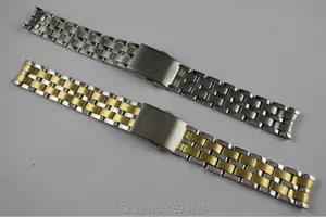 19 мм T033410A Новые запчасти для часов из нержавеющей стали браслет ремешок Позолоченные ремешки для часов для T033 Бесплатная доставка