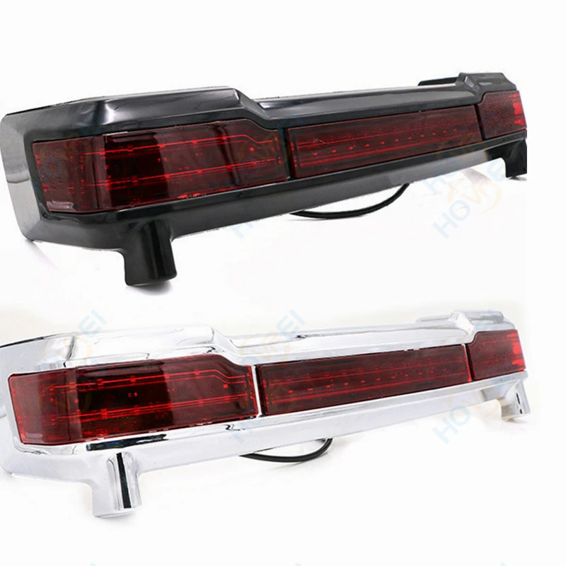 Мотоцикл LED ходовой тормозной фонарь задний для Harley Touring Trunk King Tour Pack Wrap около 2009-2013